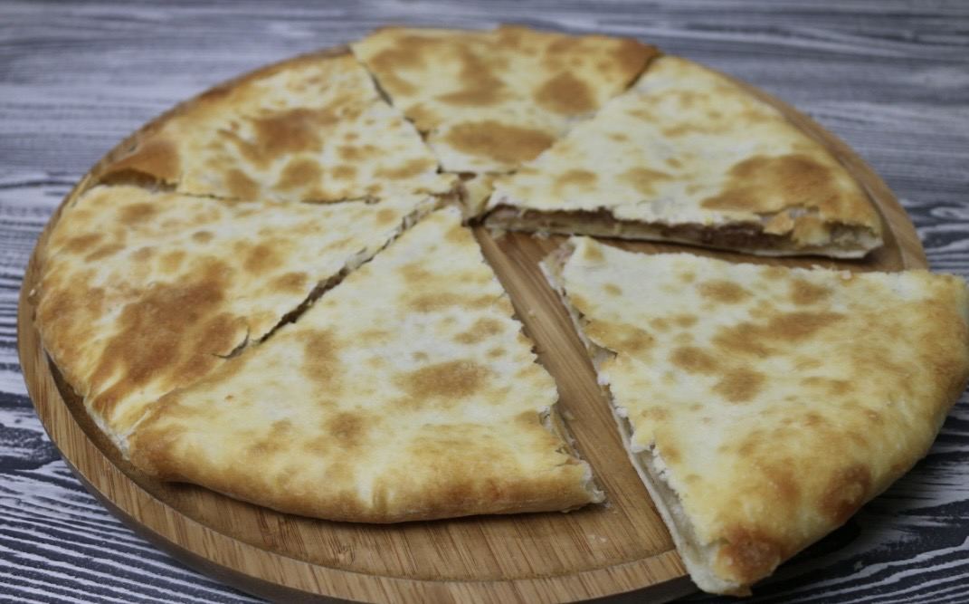 Lobiani at Kolhelly Bakery in Brooklyn
